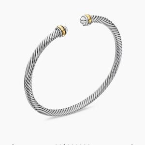 David Yurman Classic Cable Bracelet Sterling/18K Gold
